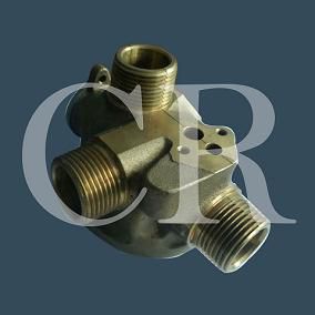 Purification water brass valve body investment casting, precision casting process, lost wax casting